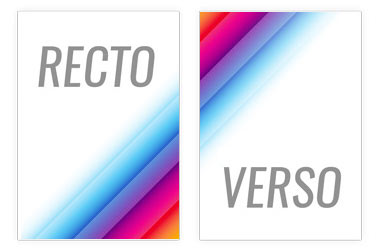 Impression de panneaux - Recto / Verso